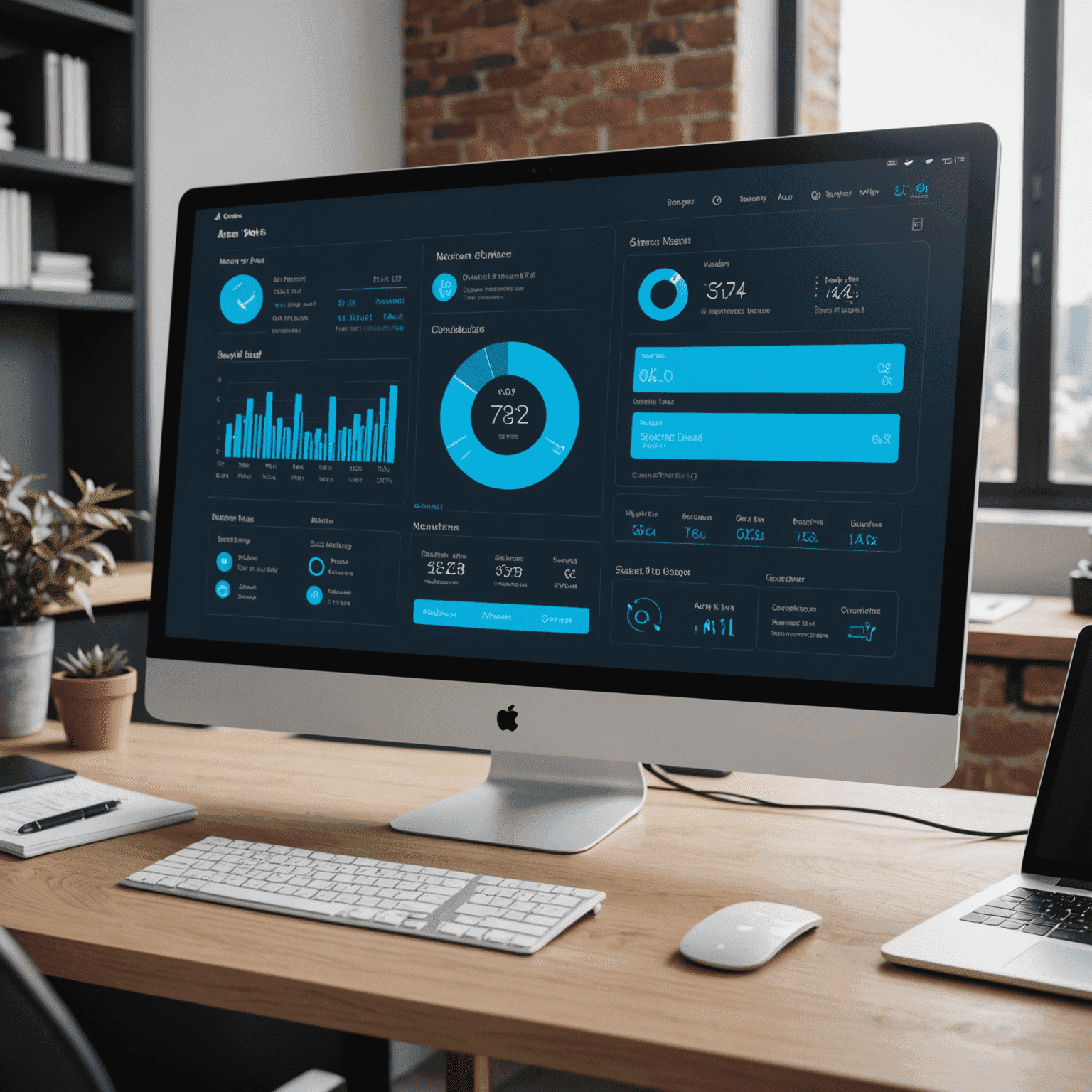 Panel kontrolny Azure z widocznymi różnymi usługami i metrykami